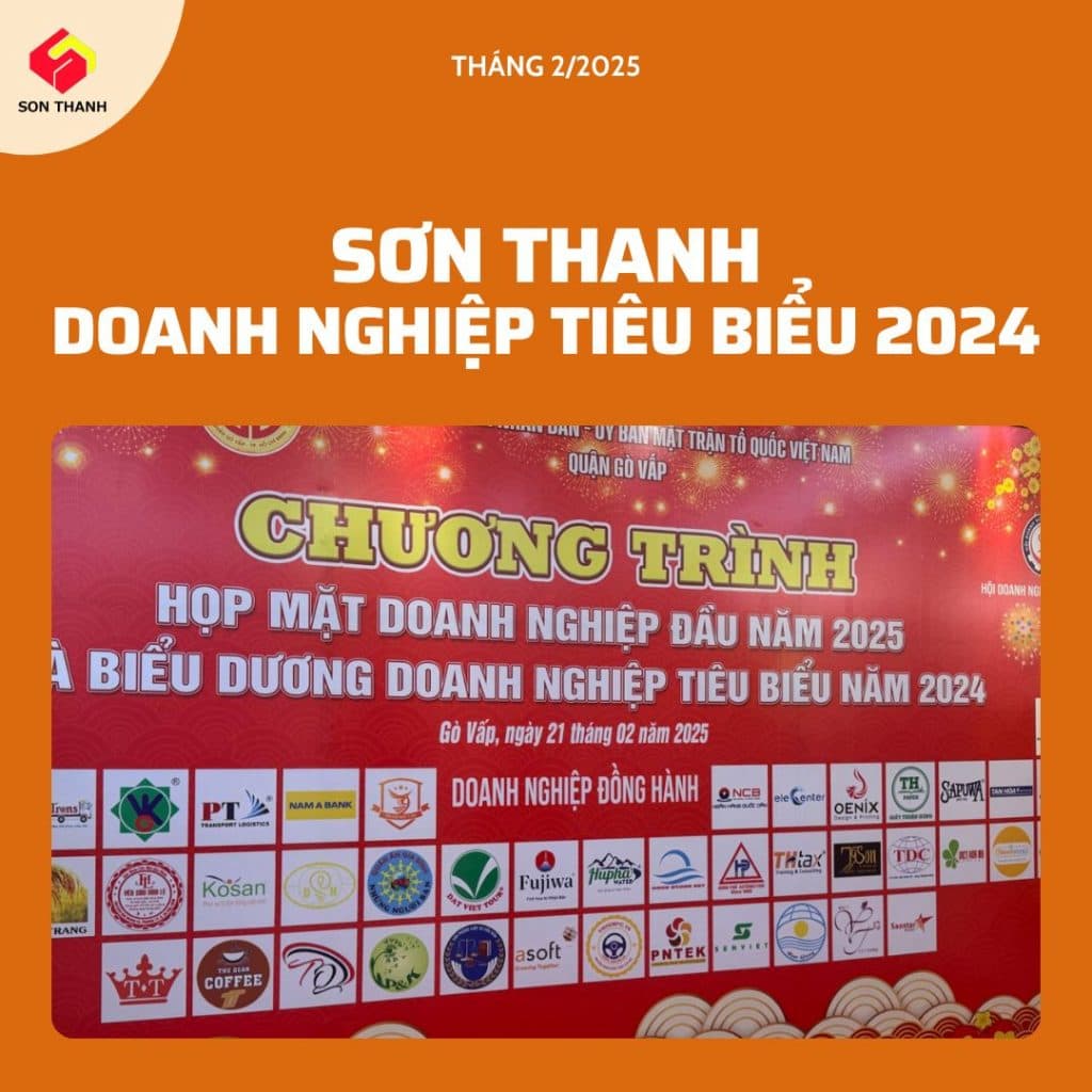 SƠN THANH – DOANH NGHIỆP TIÊU BIỂU 2024