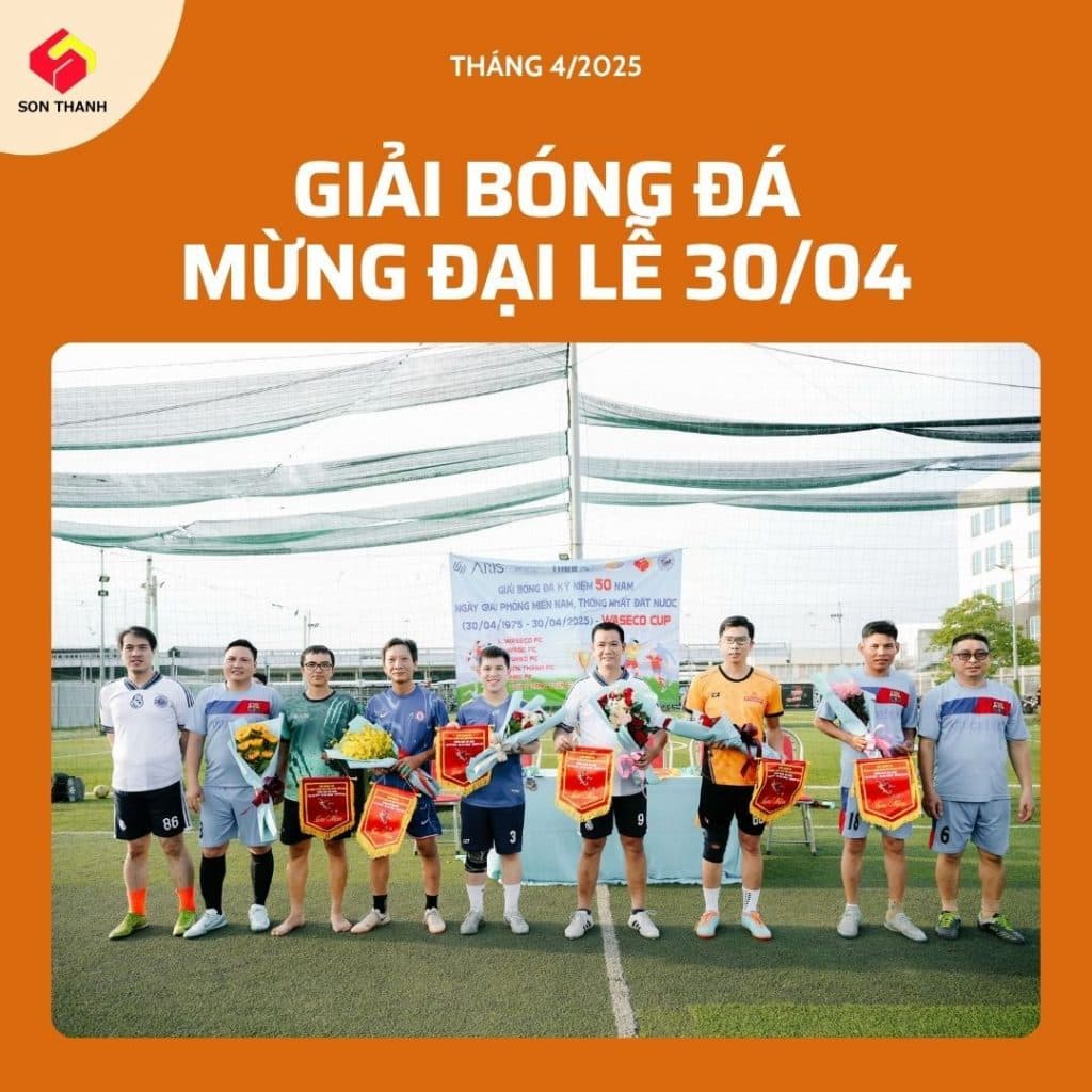 GIẢI BÓNG ĐÁ MỪNG ĐẠI LỄ 30/04