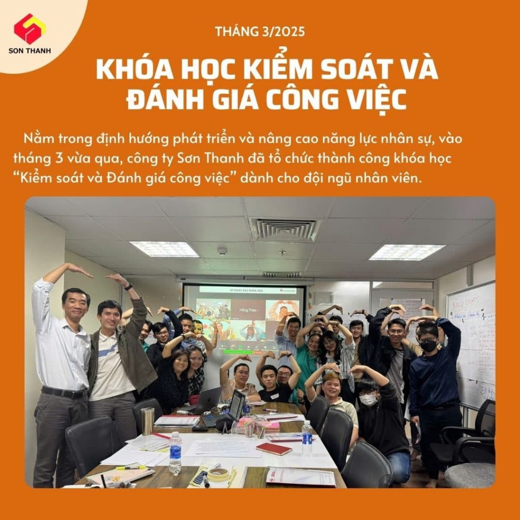 KHÓA HỌC KIỂM SOÁT VÀ ĐÁNH GIÁ CÔNG VIỆC