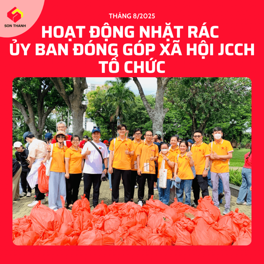 HOẠT ĐỘNG NHẶT RÁC _JCCH TỔ CHỨC