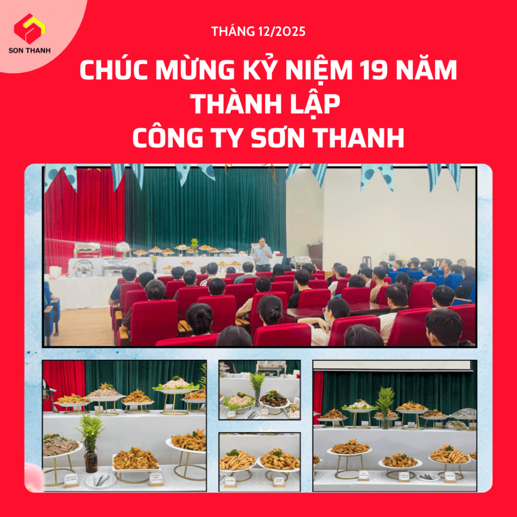 KỶ NIỆM 19 NĂM THÀNH LẬP CÔNG TY SƠN THANH